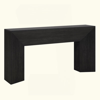 63" Extra Long Console Table - Modern Farmhouse Sofa Table Behind Couch, Wood Entryway Table For Hallway & Living Room, Easy Assembly by Ophelia & Co.