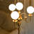 Gold Copper+Glass Free form Floor Lamps