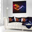 Vagues abstraites - oreiller imprimé abstrait-29863369-89820050