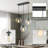 3-light Globe Glass Pendant