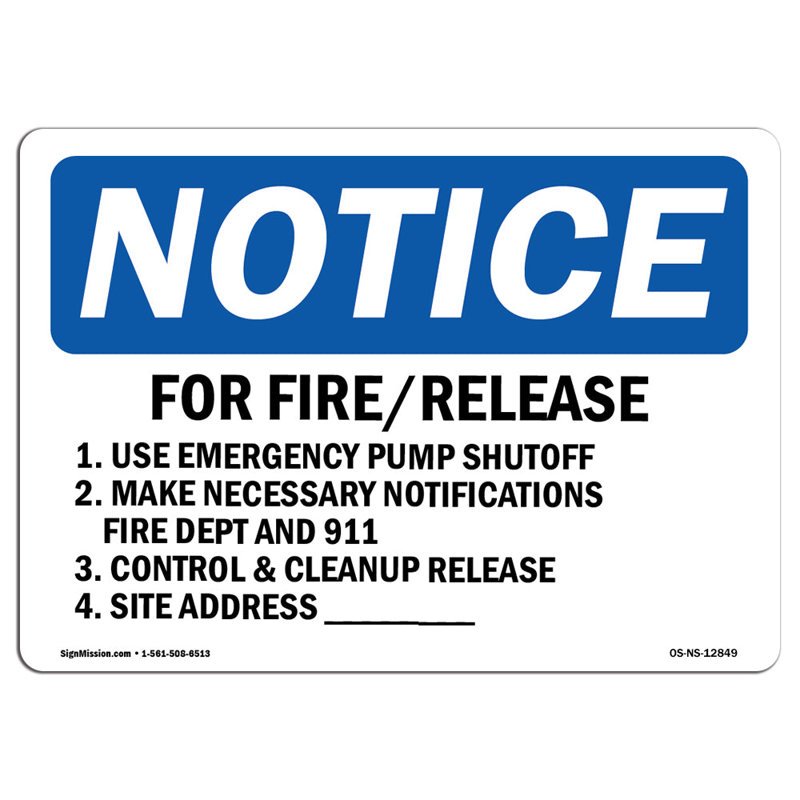 Notice Sign