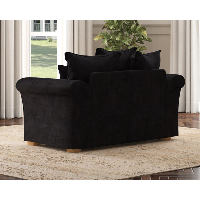 Castleacre Two Seater, Scatter Back, Ebony