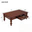 Table basse rectangulaire en bois avec tiroir de rangement-65804863
