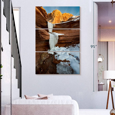 Alvord Frozen Waterfall
