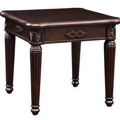 Table de finition rectangulaire en bois massif