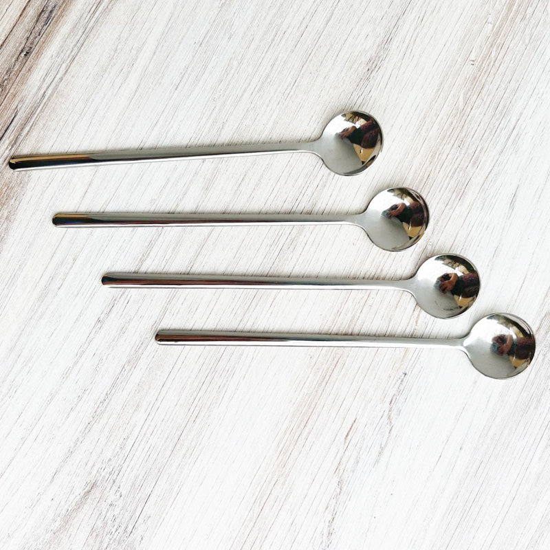 Cuillère pour boissons glacées, Argent