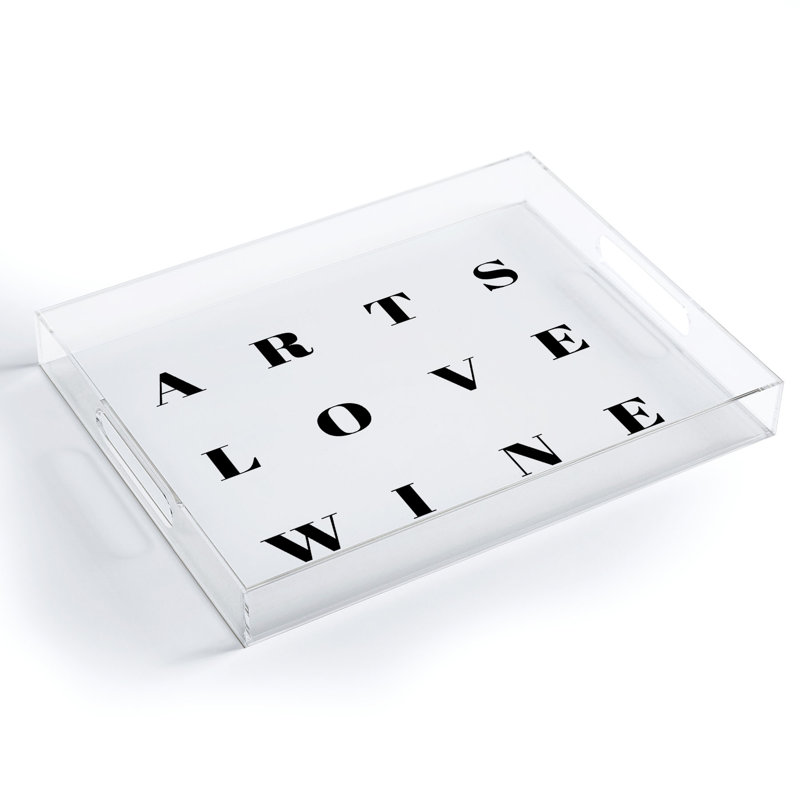Plastic / Acrylic Tray, 2" H x 12" W x 6" D