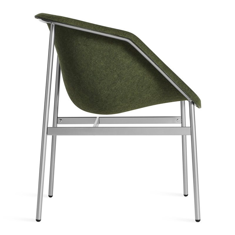 Past Life Upholstered Arm Chair, Silver, Olive