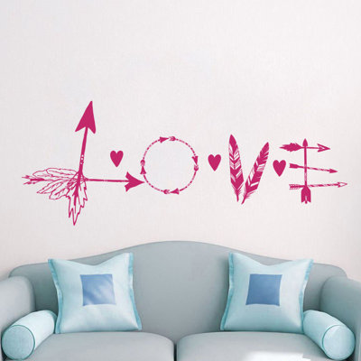 Text & Numbers Non-Wall Damaging Wall Decal