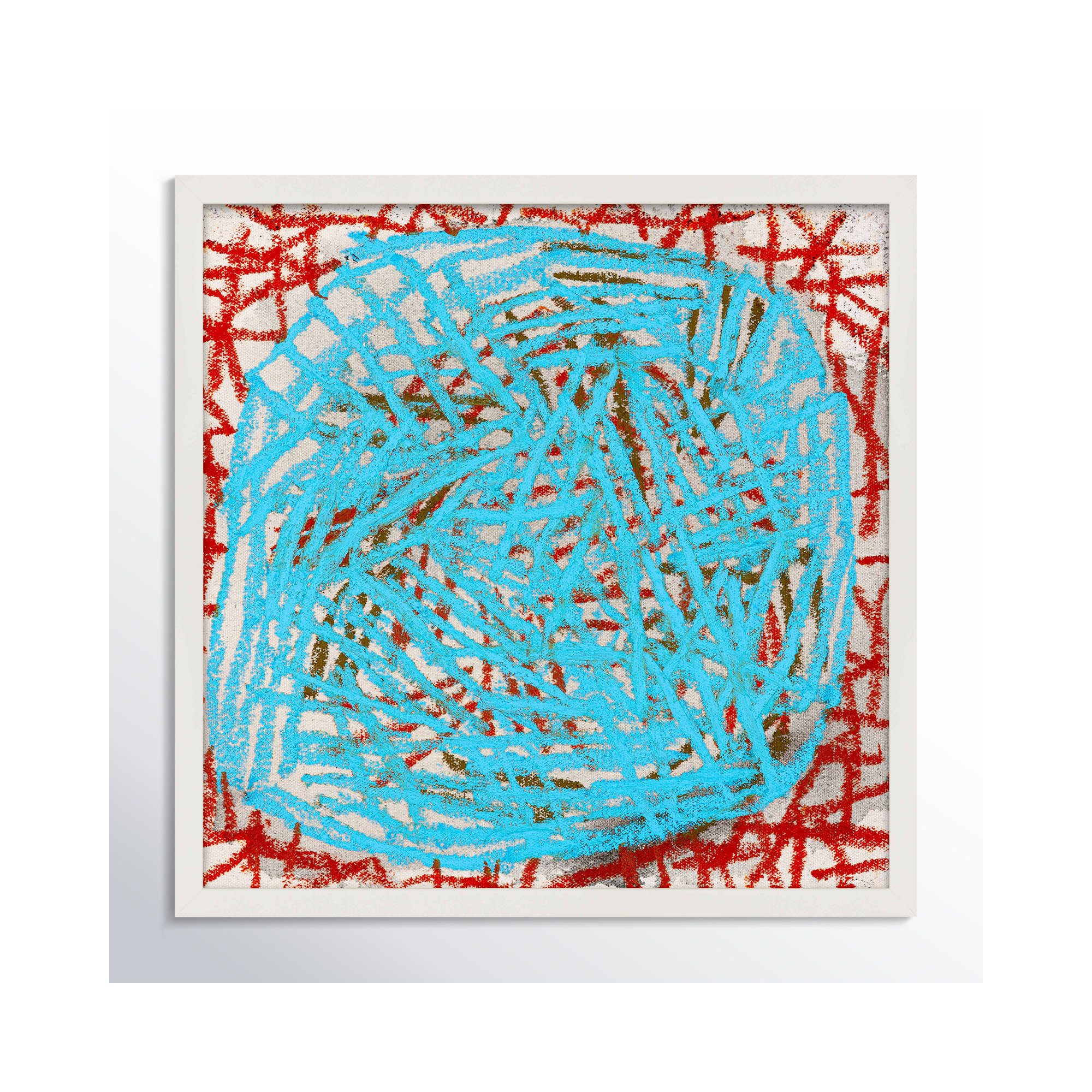 Robins Nest by Stephanie Dennis, 10" H x 10" W  x 1.25" D, White