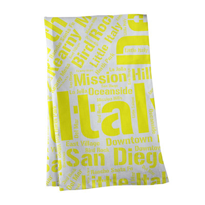 Serviette à thé « districts »