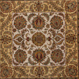 Wool Floral Area Rug