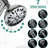 Slide Bar Shower With Dual 7 Head, - Drill- And 7-setting Head