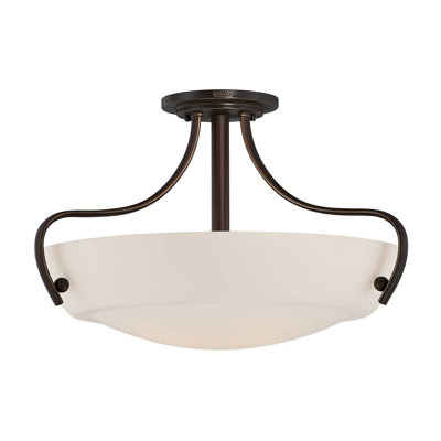Vandeventer Glass Semi Flush Mount