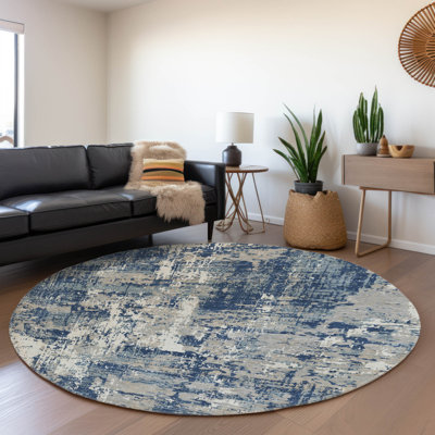 Premium Machine Washable Mayfield AMF1008 Abstract Rug
