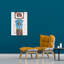 Superbe peinture murale en verre trempé 27,6 po x 39,4 po | 100% verre trempé, épaisseur: 0,16 pouce | Décoration élégante pour le salon ou le bureau, durable et facile à nettoyer, idée de cadeau parfaite-401219930