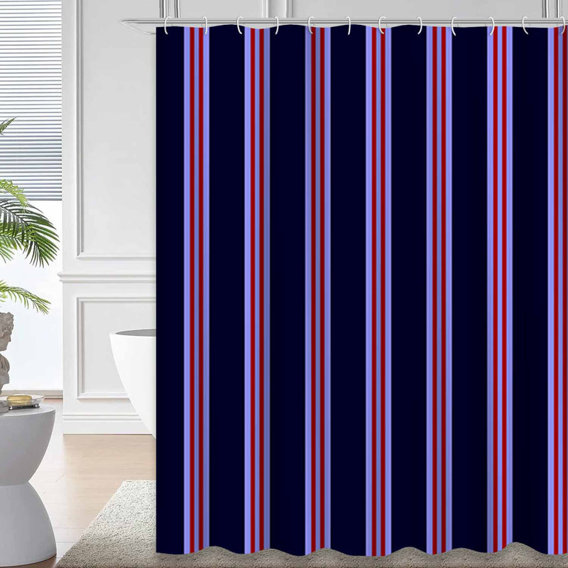 Rideau de douche Stripe, L 72 po x l 84 po