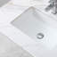 Comptoir de meuble-lavabo simple 37 po avec lavabo et 1 trou de robinet