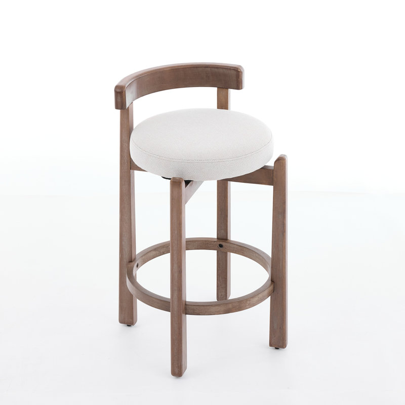 Tabouret de bar pivotant, Beige