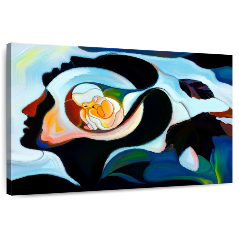 Leisha Mother Abstract, 34" H x 51" W