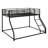 Allaben Metal Bunk Bed With Ladder And Guardrail-1229065790