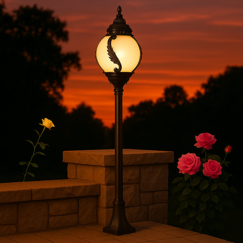 43'' Tall Outdoor Floor Lamp