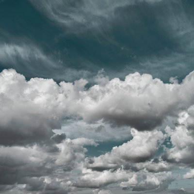 Clouds III Bright Crop I by Andre Eichman - Wrapped Canvas Print