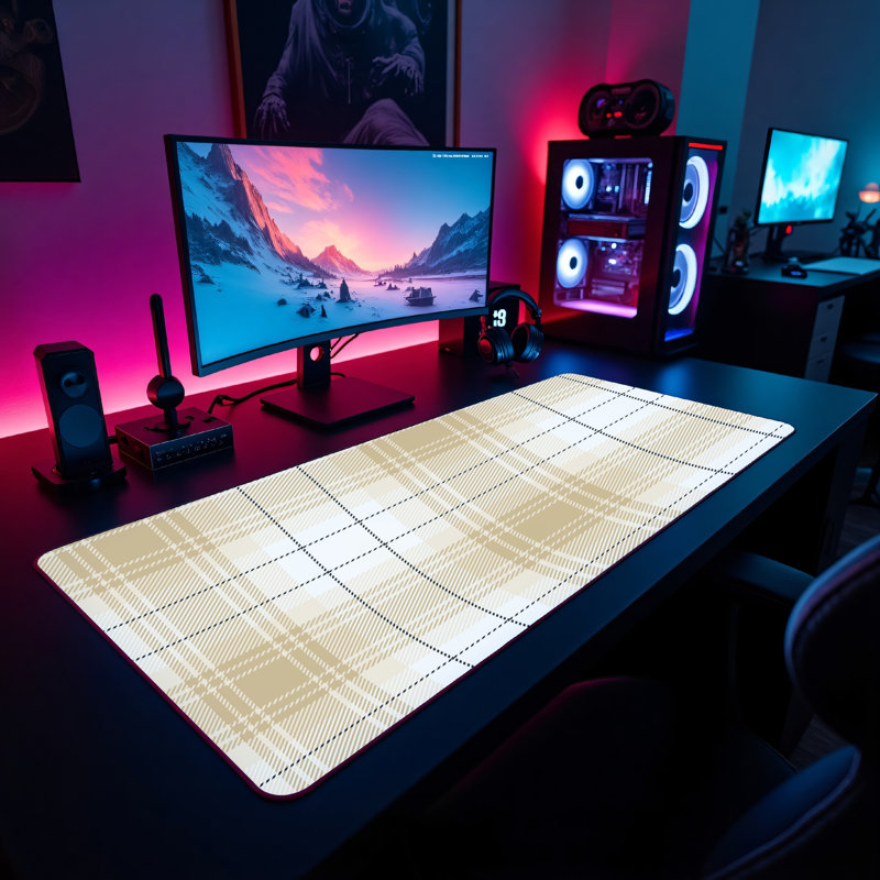 Polyester Desk Pad, 31.5x15.5