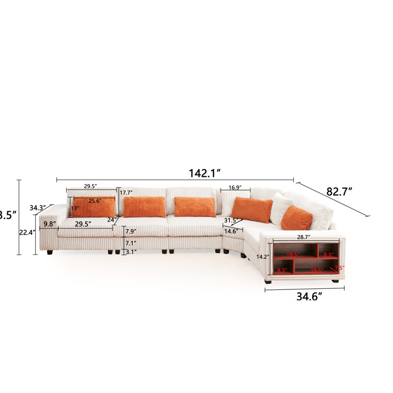 Artiaga 5 beige avec accoudoirs, construction, confort confortable, accoudoirs et construction,