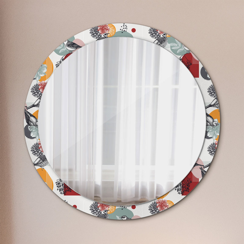 Huldar Glass Flat Wall Mirror