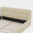 Katence Elegant Linen Queen Platform Bed with Upholstered Headboard and Solid Frame Stability-908013333