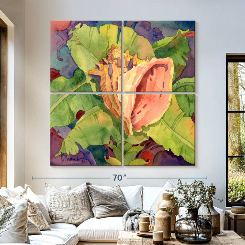 Aletra Mango Bay Conch, 57" H x 57" W