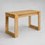Bureau d'écriture rectangulaire en bois manufacturé H 28,7 "x l 47,2" Eulla-141188936-214070410