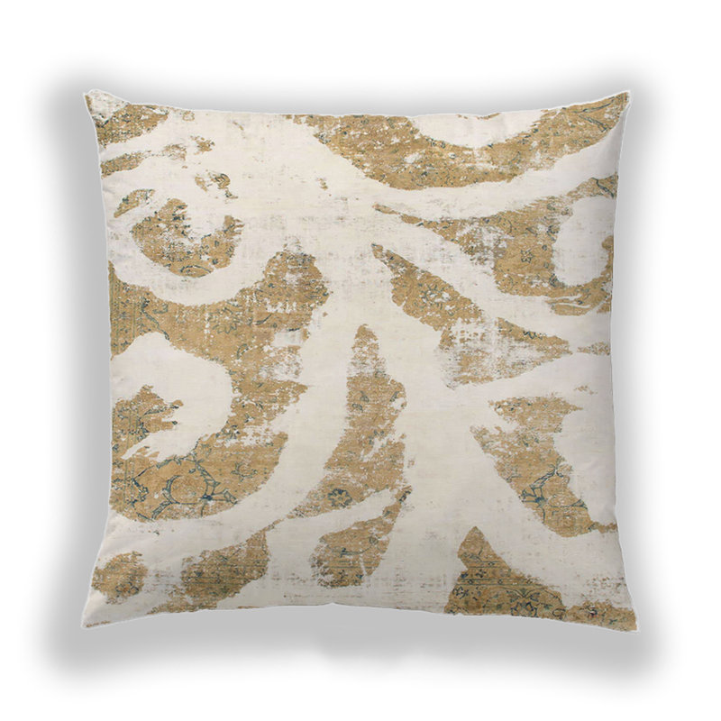 Coussin décoratif abstrait 1093, Microsuède