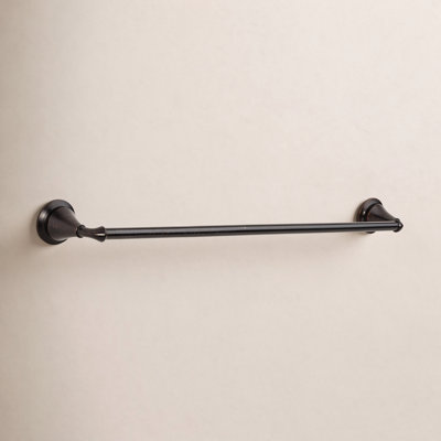 Linden™ 24 in. Wall Mount Towel Bar Bath Hardware Accessory