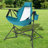 2-pack Folding Hammock Camping Chairs, Portable Rocking Chairs With Adjustable Back, Aluminum Alloy Frame, Pillow, Cup Holder & Carry Bag For Outdoor Travel, Lawn & Backyard-291283054