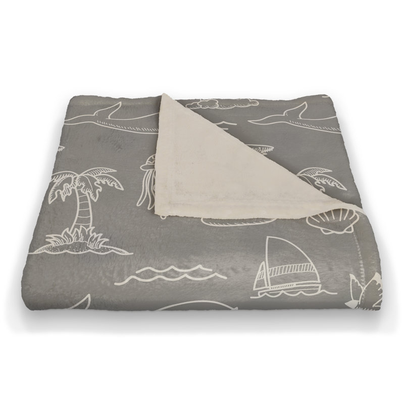 Hand Woven Throw Blanket, Grayy