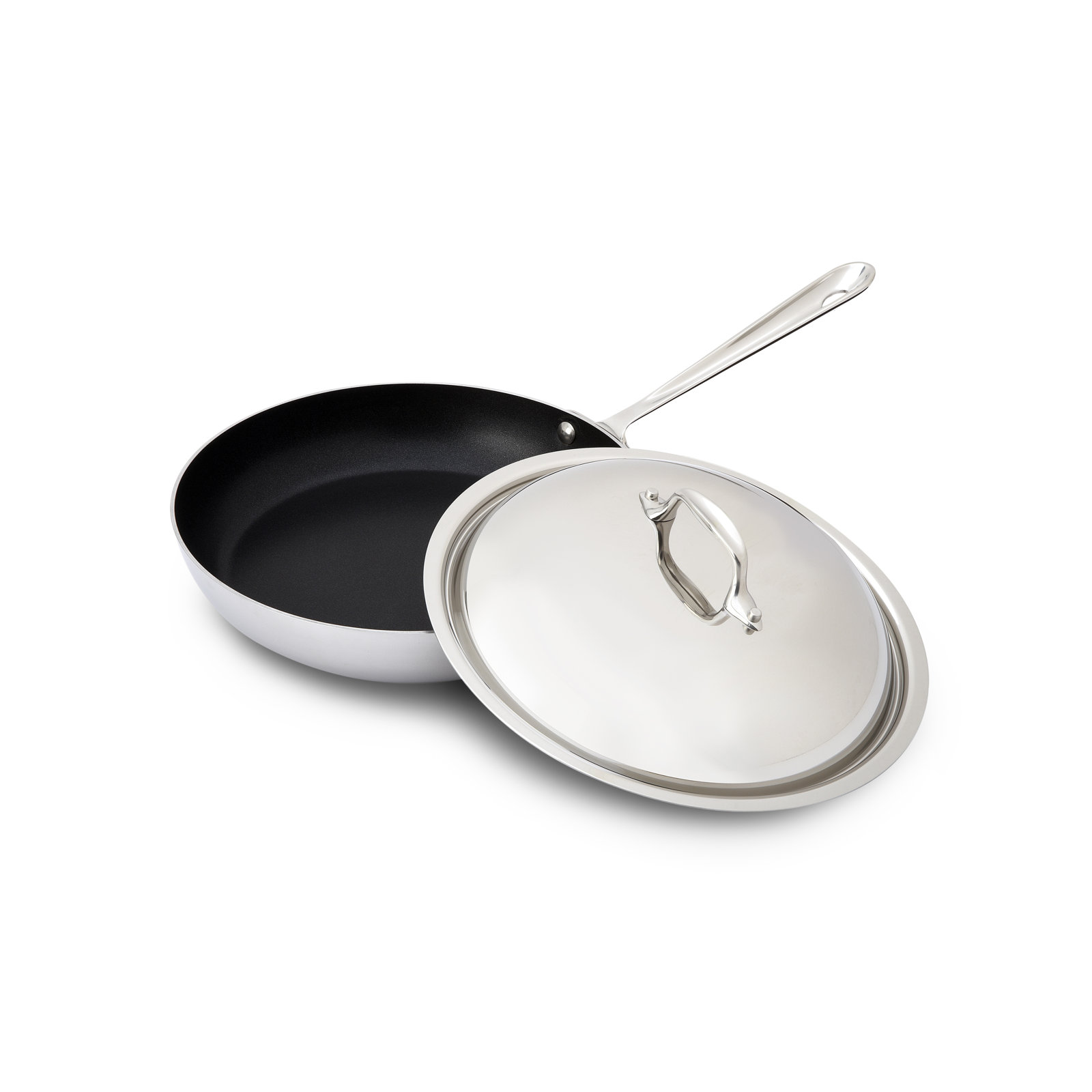 All-Clad D3 Stainless Non-Stick French Skillet, 11" Diameter