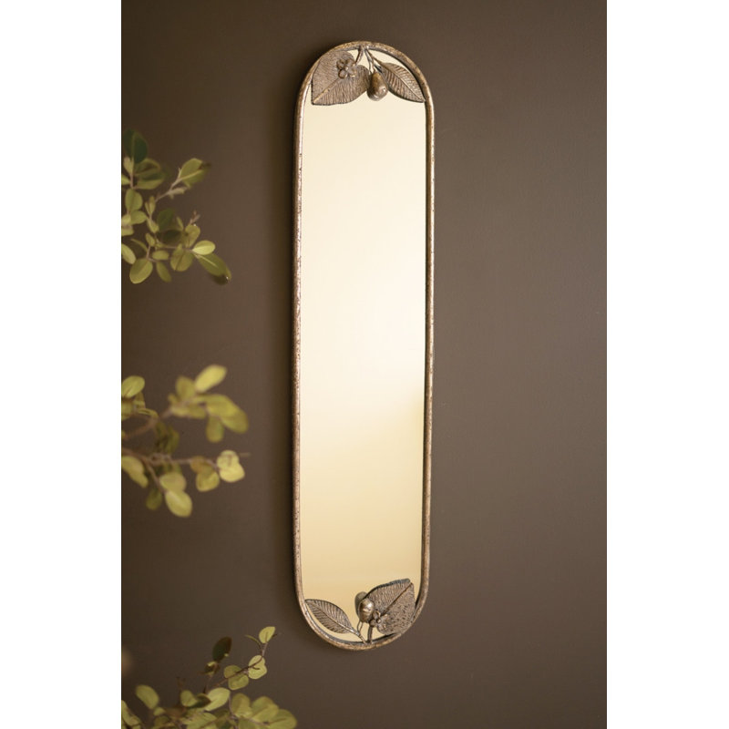 Miroir TALL RUSTIC avec cadre en feuille