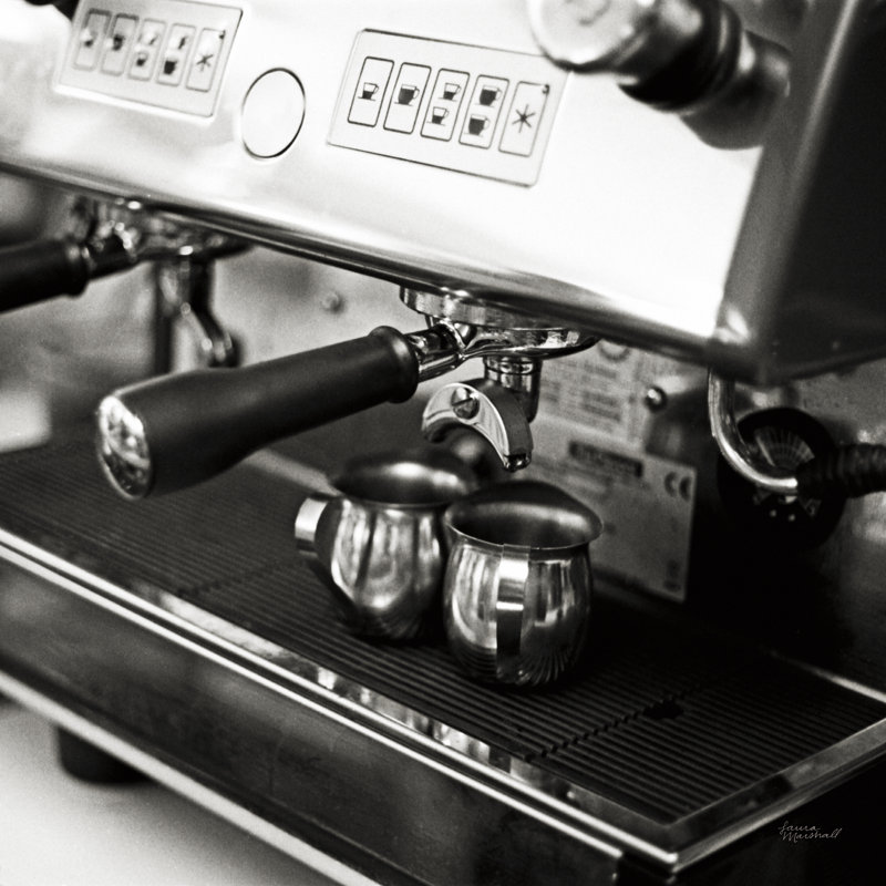 Coffeehouse I Crop by Laura Marshall - Wrapped Canvas Print, 30cm H x 30cm W