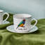Tasse à café avec soucoupe Espresso Achille