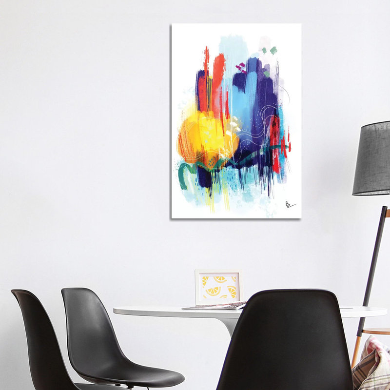 Saturate 1 Piece Wall Art on Canvas, 101.6 cm H x 66.04 cm W x 1.91 cm D, Wrapped Canvas