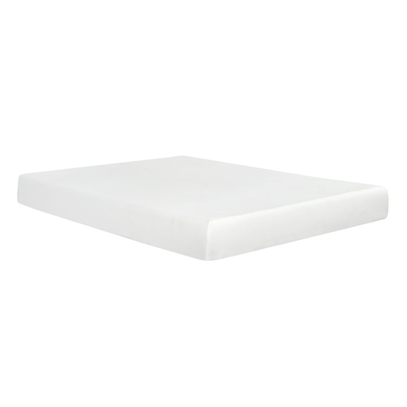 Plush 8 In. Gel Memory Foam Mattress In A Box, Double Layered Cover - Twin Size