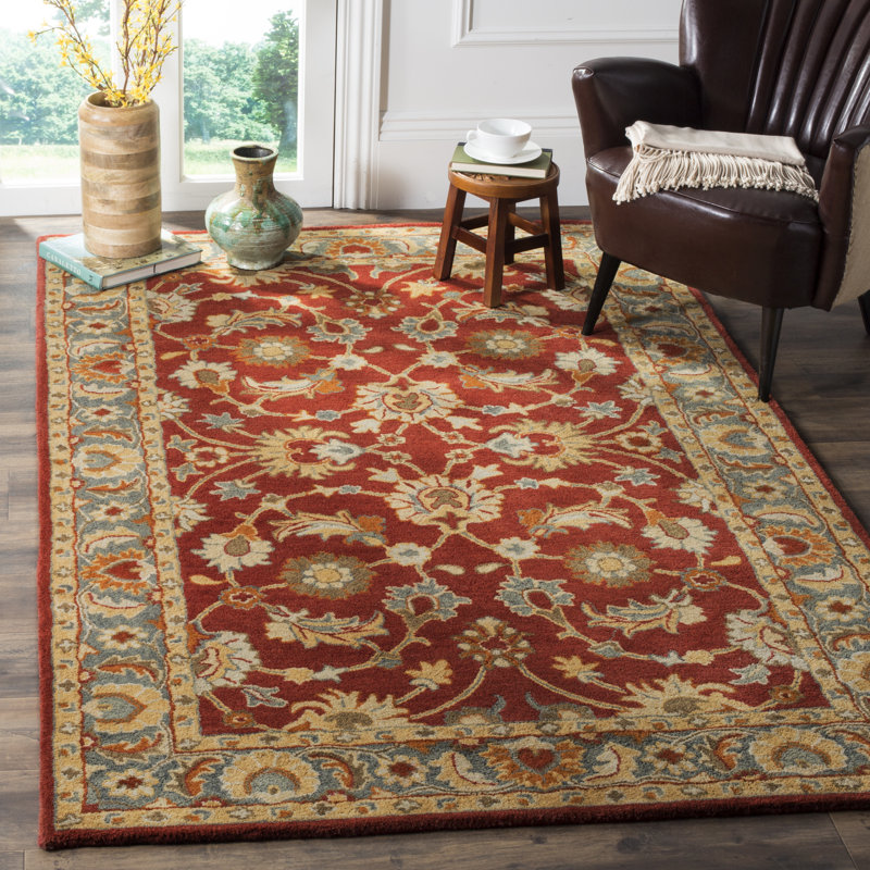 Cranmore Hand Tufted Wool Oriental Rug, Rectangle 6' x 9'