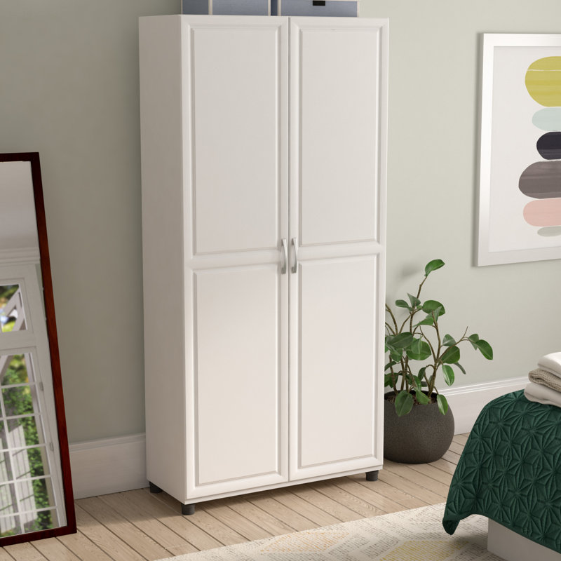 Scholl 36" Utility Storage Cabinet, White