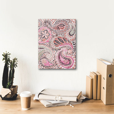 Bungalow Rose «Paisley Print 2» par Yvette St. Amant, art mural sur toile