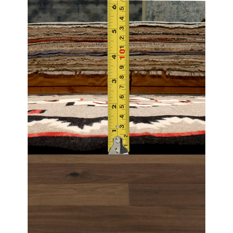 Canvello Reversible Wool Mocha Area Rug- 8'11'' X 12'1''