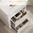 24" Single Bathroom Vanity With Fluted Panel Design And  Ceramic Sink-1108493370
