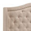 Grand lit à oreilles tapissier cuivré beige-1369463626-1369463625