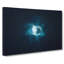 The Moon Passing the Sun in Abstract - Wrapped Canvas-55302740